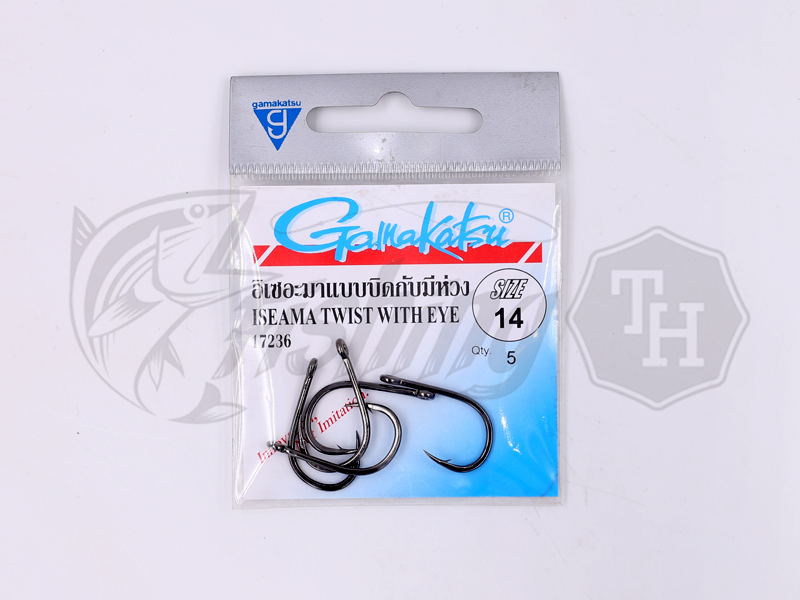images/product/ตัวเบ็ด เลือกยี่ห้อสินค้า อิเซอะมาแบบบิดกับมีห่วง เบอร์ 14 ซองเล็ก/ตัวเบ็ด-Gamakatsu-อิเซอะมาแบบบิดมีห่วง-14.jpg